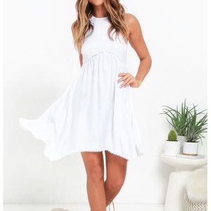 Element Eden Terry Ivory Dress Size: M